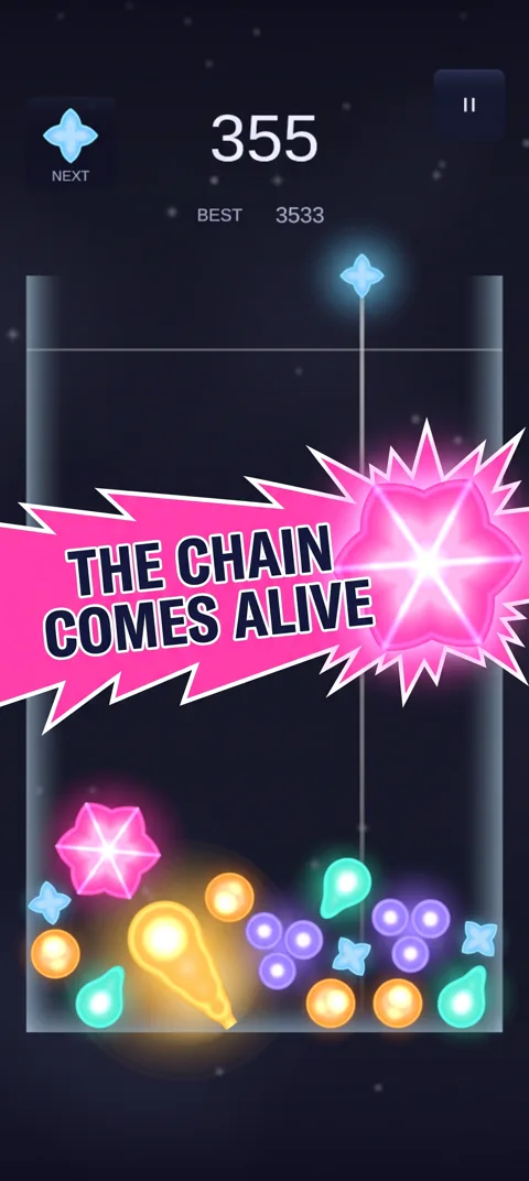 The chain comes alive